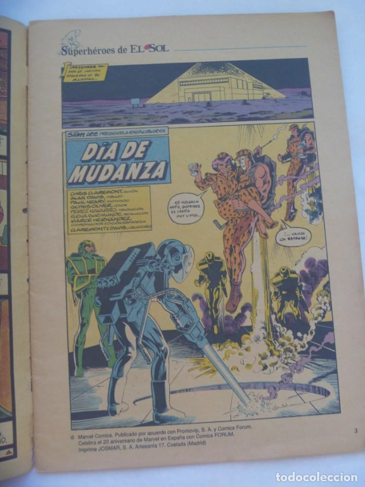 C&oacute;mics: LOS COMIC DE EL SOL , N&ordm; 3: EXCALIBUR. DIA DE MUDANZA .MARVEL COMICS FORUM - Foto 2