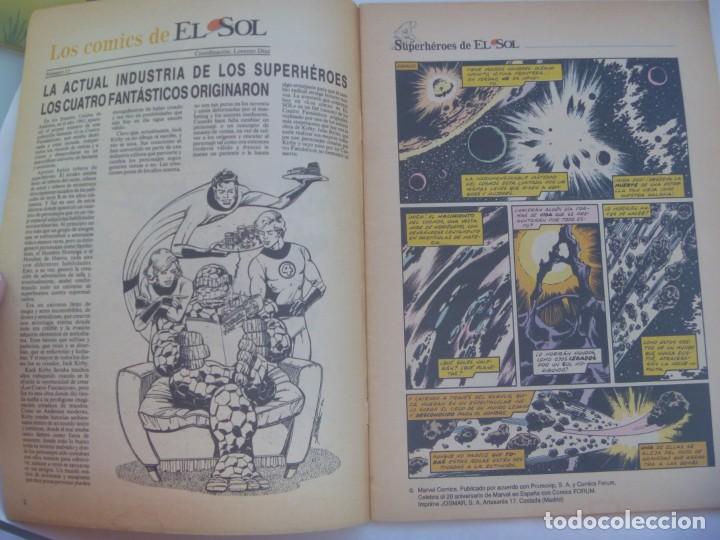 C&oacute;mics: LOS COMIC DE EL SOL , N&ordm; 11: LOS 4 FANTASTICOS .MARVEL COMICS FORUM. JAN , ETC - Foto 2