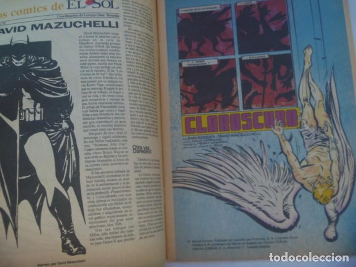 C&oacute;mics: LOS COMIC DE EL SOL , N&ordm; 22 : CLAROSCURO DE MAZUCHELLI. MARVEL COMICS FORUM. JAN , ETC - Foto 2