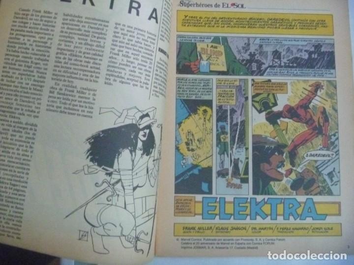 C&oacute;mics: LOS COMIC DE EL SOL , N&ordm; 10 : DAREDEVIL, MARVEL COMICS FORUM , ETC - Foto 2