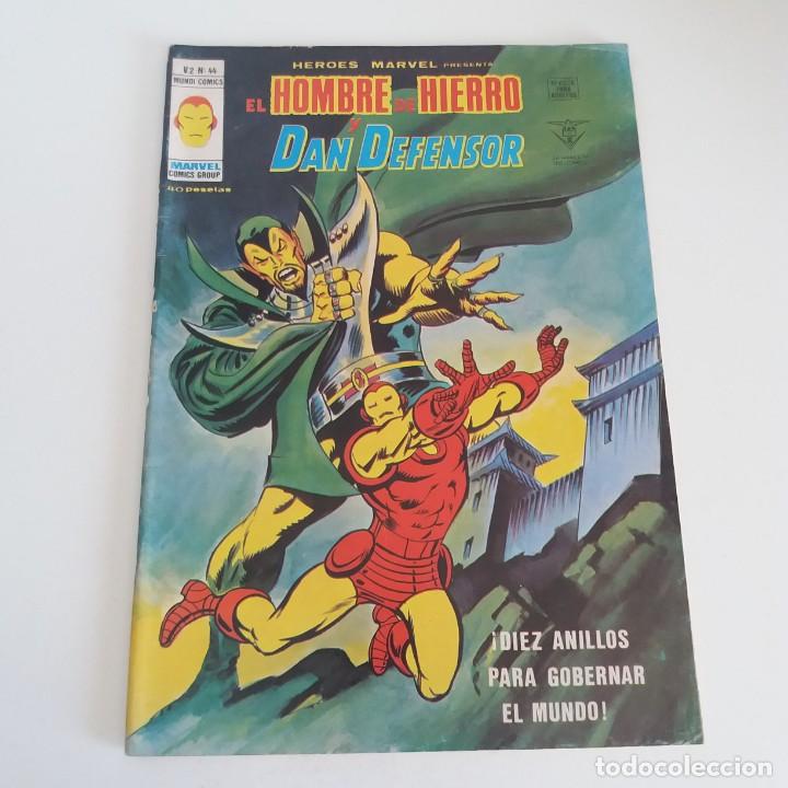 C&oacute;mics: V&eacute;rtice heroes marvel volumen 2 n&uacute;mero 44 hombre de hierro y dan defensor - Foto 1