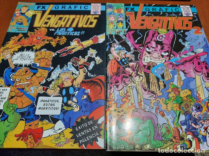 Comics: LOS VENGATIVOS + LOS VENGATIVOS 2. GRAPA. BUEN ESTADO.
