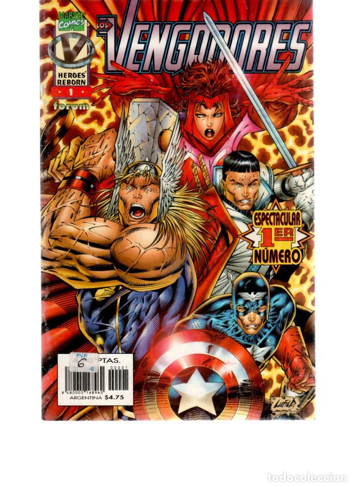 C&oacute;mics: HEROES REBORN - LOS VENGADORES N&Uacute;MERO 1 - Foto 1