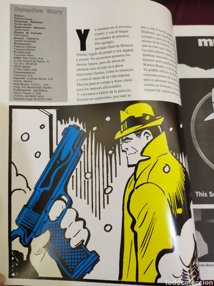 C&oacute;mics: Detective Story Dick Tracy n&ordm; 4. New comic 1990 - Foto 3