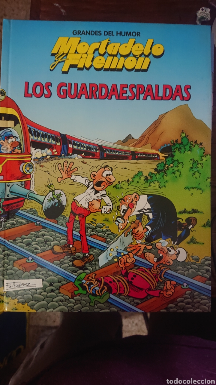 C&oacute;mics: LIBRO COMIC GRANDES DEL HUMOR MORTADELO Y FILEMON LOS GUARDAESPALDAS - Foto 1