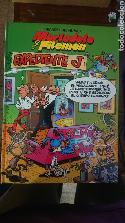 C&oacute;mics: LIBRO COMIC GRANDES DEL HUMOR MORTADELO Y FILEMON EXPEDIENTE J - Foto 1
