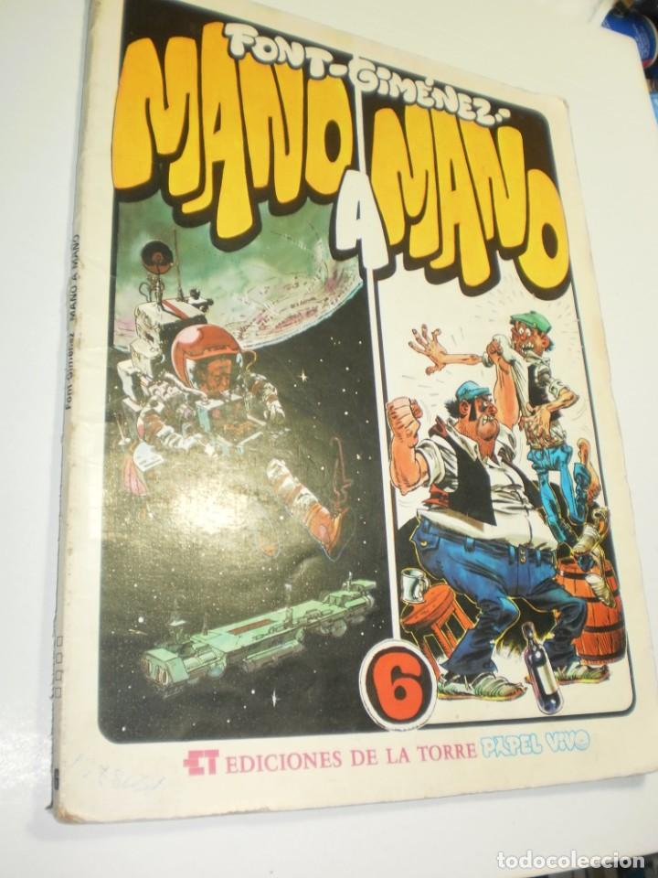 C&oacute;mics: mano a mano. font-gim&eacute;nez. ediciones latorre 1979 (estado normal) - Foto 1