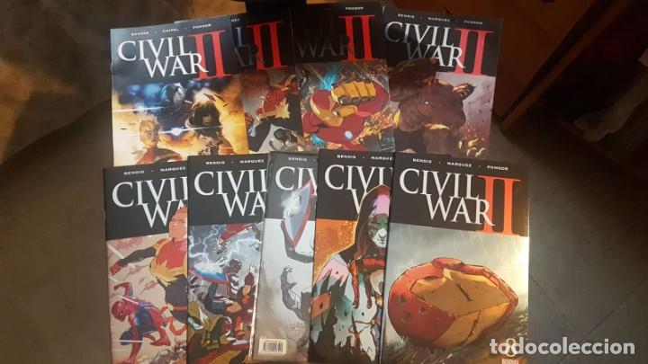 C&oacute;mics: CIVIL WAR II (OBRA COMPLETA 9 N&Uacute;MEROS - 0 al 8) - PANINI - Foto 1