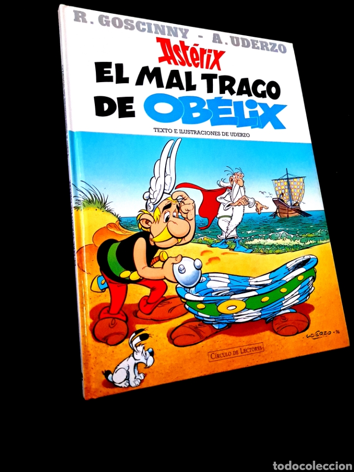 C&oacute;mics: CASI EXCELENTE ESTADO ASTERIX EL MAL TRAGO DE OBELIX CIRCULO DE LECTORES - Foto 1