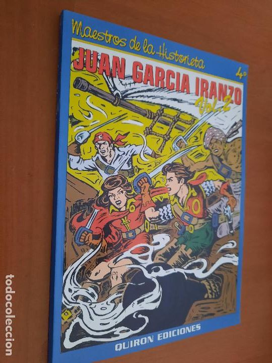C&oacute;mics: JUAN GARCIA IRANZO. VOL. 2. MAESTROS DE LA HISTORIETA. QUIRON EDICIONES. BUEN ESTADO E8 3