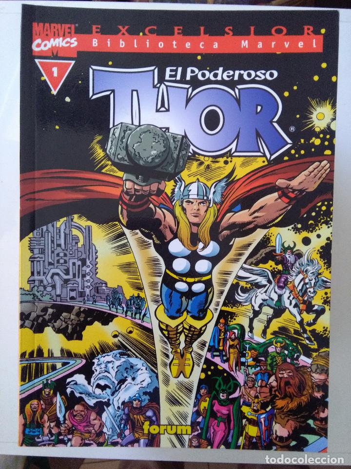 C&oacute;mics: EXCELSIOR BIBLIOTECA MARVEL THOR EL PODEROSO 1-FORUM # - Foto 1