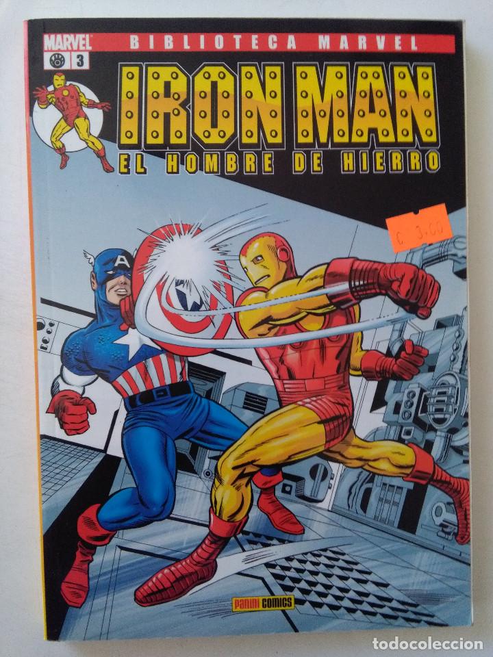 C&oacute;mics: BIBLIOTECA MARVEL IRON MAN EL HOMBRE DE HIERRO 3-PANINI # - Foto 1