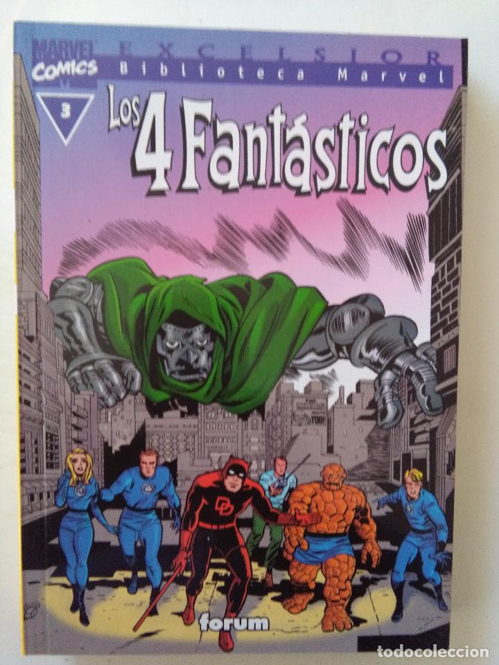 C&oacute;mics: EXCELSIOR BIBLIOTECA MARVEL LOS 4 FANT&Aacute;STICOS 3-FORUM # - Foto 1