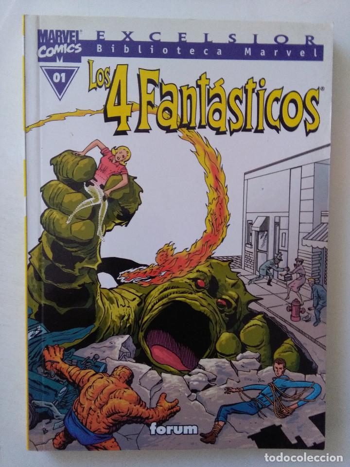 C&oacute;mics: EXCELSIOR BIBLIOTECA MARVEL LOS 4 FANT&Aacute;STICOS 01-FORUM # - Foto 1
