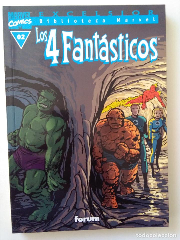 C&oacute;mics: EXCELSIOR BIBLIOTECA MARVEL LOS 4 FANT&Aacute;STICOS 02-FORUM # - Foto 1