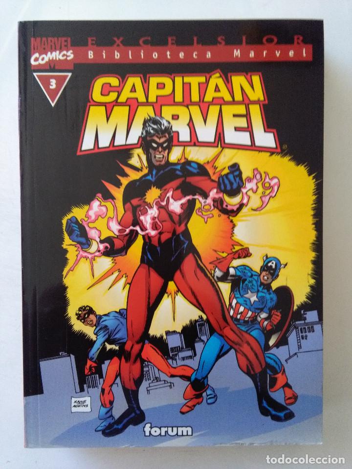 C&oacute;mics: EXCELSIOR BIBLIOTECA MARVEL CAPITAN MARVEL 3-FORUM # - Foto 1