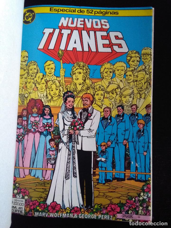 C&oacute;mics: LOS NUEVOS TITANES 41-42-43-44 EN UN RECOPILATORIO-ZINCO