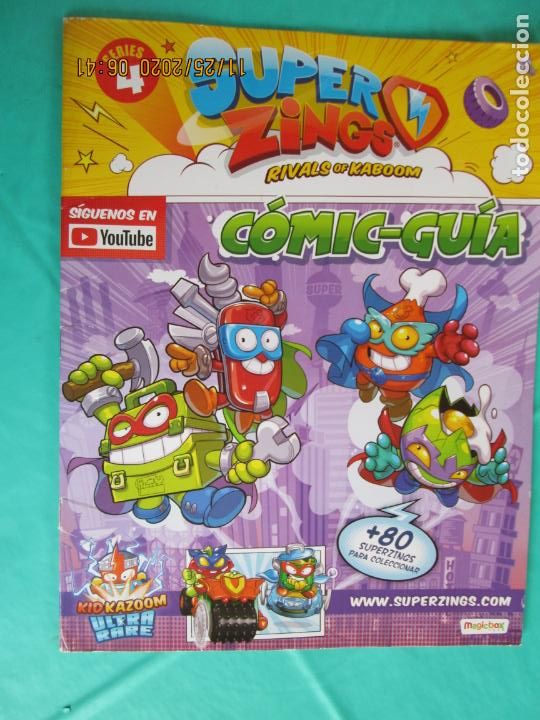 Comics : SUPER ZINGS ,RIVALS OF KABOOM &rdquo; SERIES 4 - COMIC GUIA