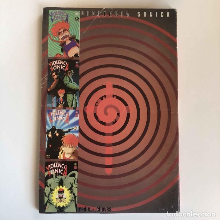 C&oacute;mics: VIOLENCIA S&Oacute;NICA . RA&Uacute;LE Y CHAVES -CAMALE&Oacute;N EDICIONES 1997. - Foto 2