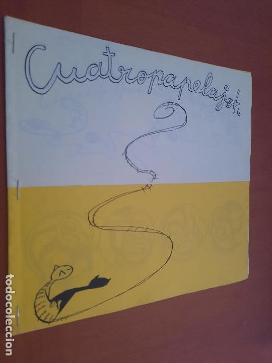 C&oacute;mics: CUATROPAPELOJOH. AUTOPUBLICADO. SOBRE GATOS. 12 P&Aacute;GINAS. BUEN ESTADO. DIFICIL