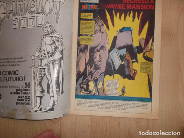 C&oacute;mics: BATMAN, REGRESO A WAYNE MANSION, N 3, DC EDICIONES ZINCO. 1982 ESPA&Ntilde;A - Foto 3