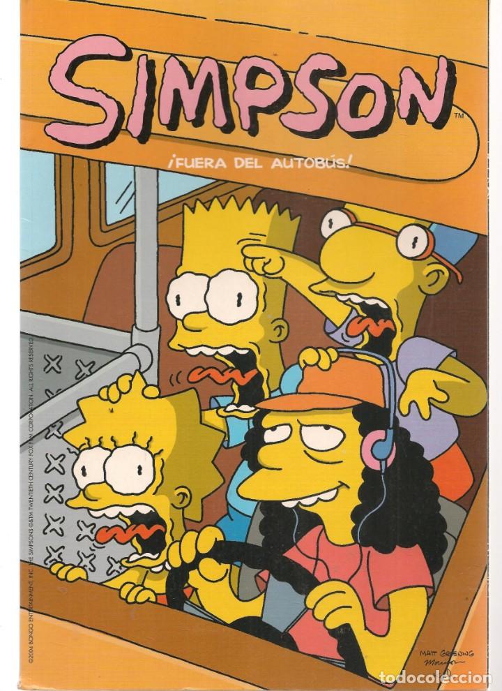C&oacute;mics: SIMPSON. &iexcl;FUERA DEL AUTOB&Uacute;S!. 2004 BOMGO / EDICIONES B.(ST/B15) - Foto 1