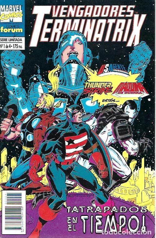 C&oacute;mics: vengadores terminatrix, miniserie completa 4 n&uacute;meros, forum - Foto 1