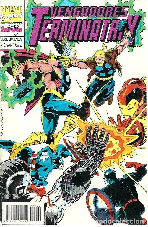 C&oacute;mics: vengadores terminatrix, miniserie completa 4 n&uacute;meros, forum - Foto 2