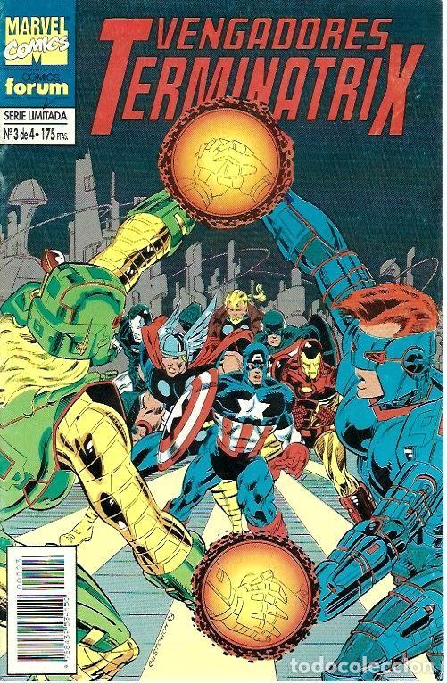 C&oacute;mics: vengadores terminatrix, miniserie completa 4 n&uacute;meros, forum - Foto 3