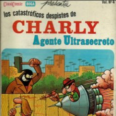 Cómics: CLASICOMIC BOGA Nº 4 - LOS CATASTROFICOS DESPISTES DE CHARLY AGENTE ULTRASECRETO - BOGA 1973. Lote 228610350