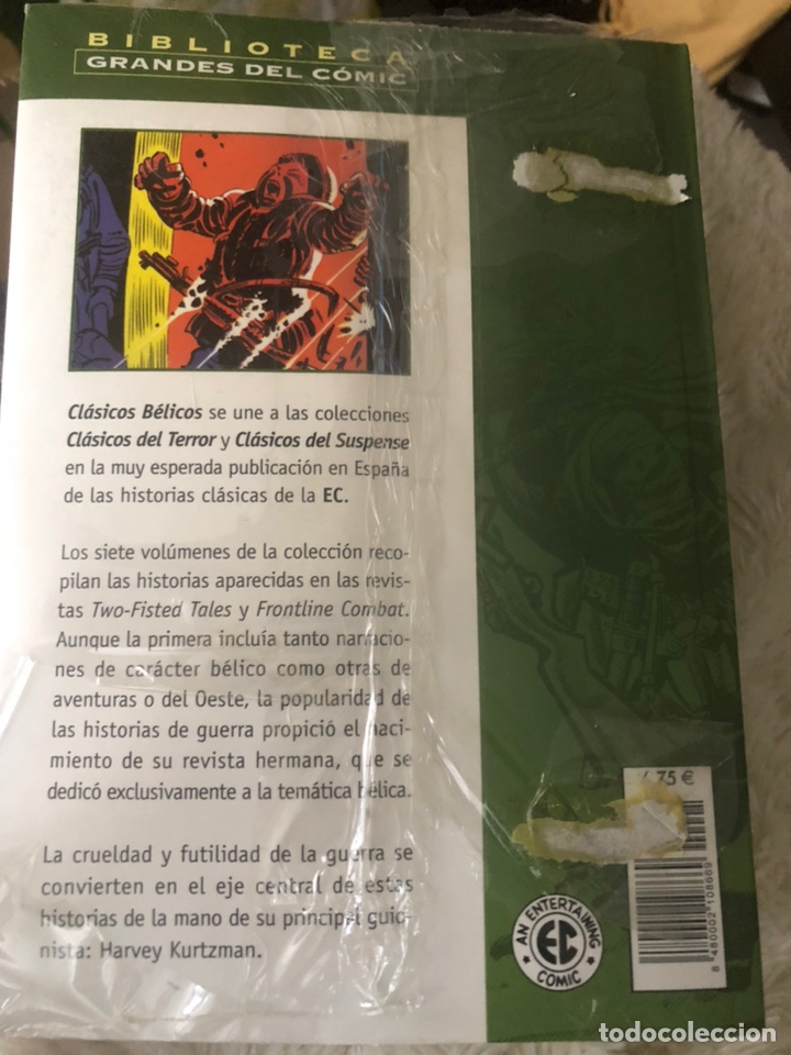 C&oacute;mics: Cl&aacute;sicos B&eacute;licos. Biblioteca grandes del c&oacute;mic n&uacute;mero 1 - Foto 2