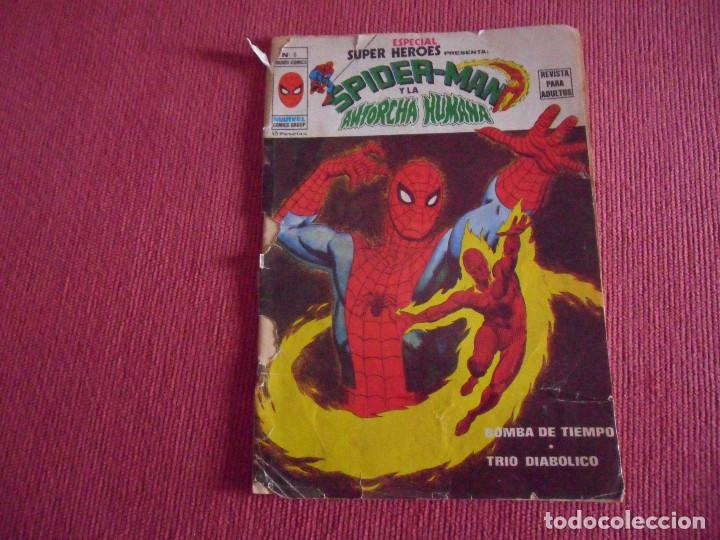 C&oacute;mics: spiderman y la antorcha humana - n&ordm; 6 - mudicomics/marvel - Foto 1