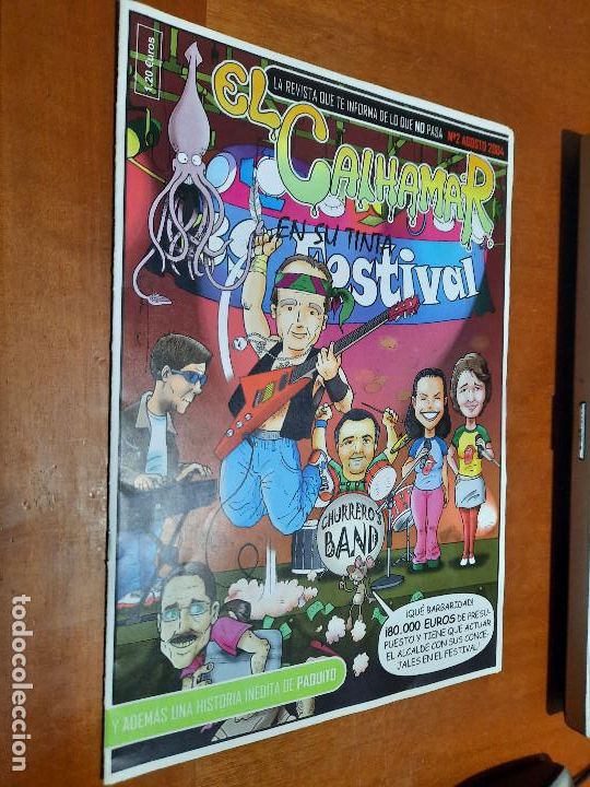 Fumetti: EL CALHAMAR EN SU TINTA 2. GRAPA. BUEN ESTADO. AUTOEDITADO. REVISTA DE HUMOR DE GRANADA. DIFICIL
