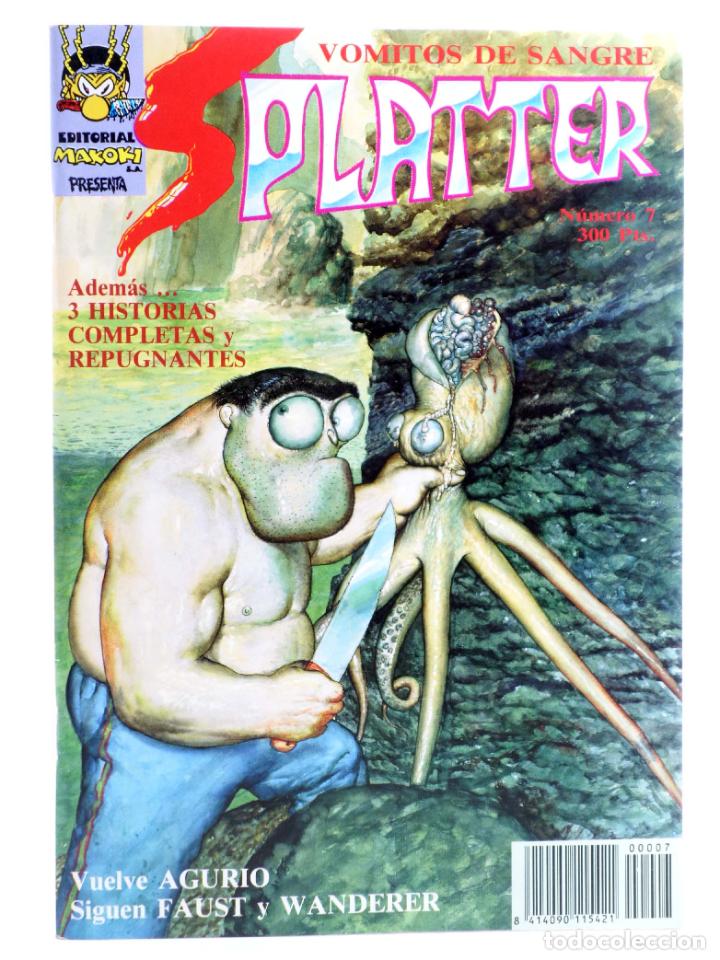 C&oacute;mics: SPLATTER 7. V&Oacute;MITOS DE SANGRE (Vvaa) Makoki, 1991. OFRT - Foto 1