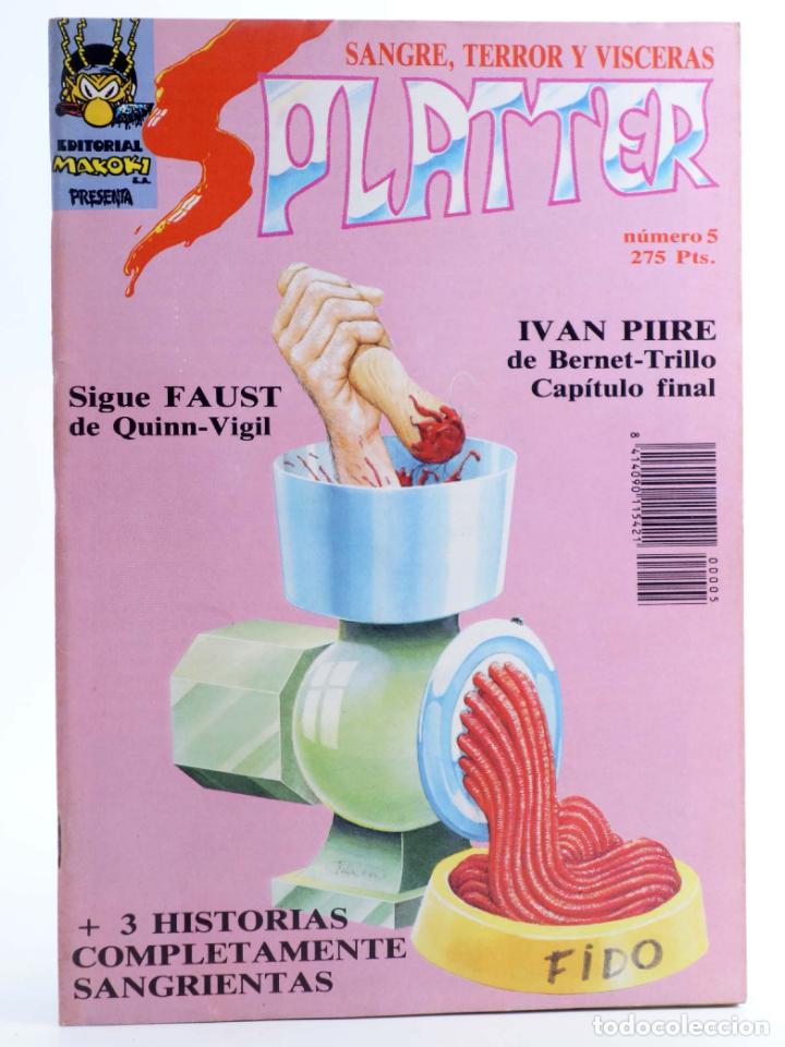 C&oacute;mics: SPLATTER 5. SANGRE, TERROR Y V&Iacute;SCERAS (Vvaa) Makoki, 1991. OFRT - Foto 1