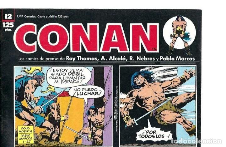 C&oacute;mics: conan, tiras diarias colecci&oacute;n completa, forum, 12 n&uacute;meros - Foto 2