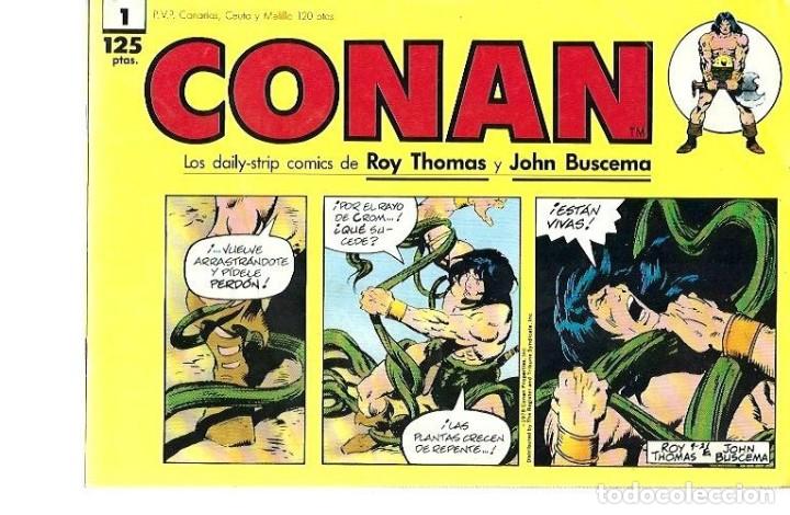 C&oacute;mics: conan, tiras diarias colecci&oacute;n completa, forum, 12 n&uacute;meros - Foto 1