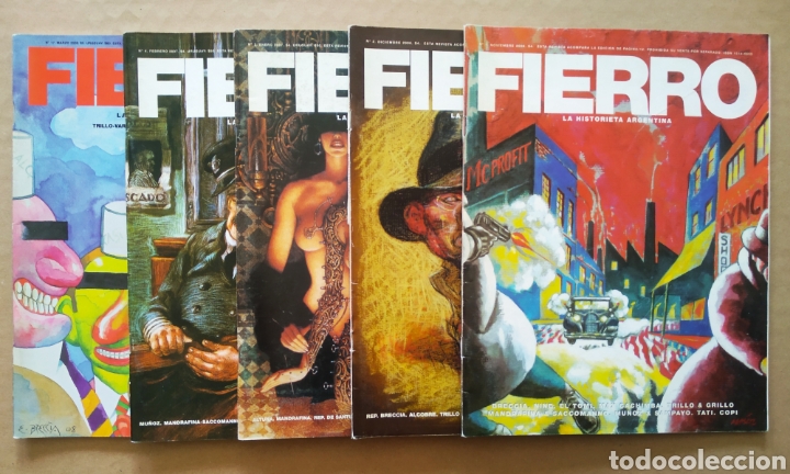 Comics: Lote Revista Fierro, La Historieta Argentina: N&uacute;meros 1-2-3-4-17 (La P&aacute;gina, 2006-2008). &iexcl;P&oacute;sters!