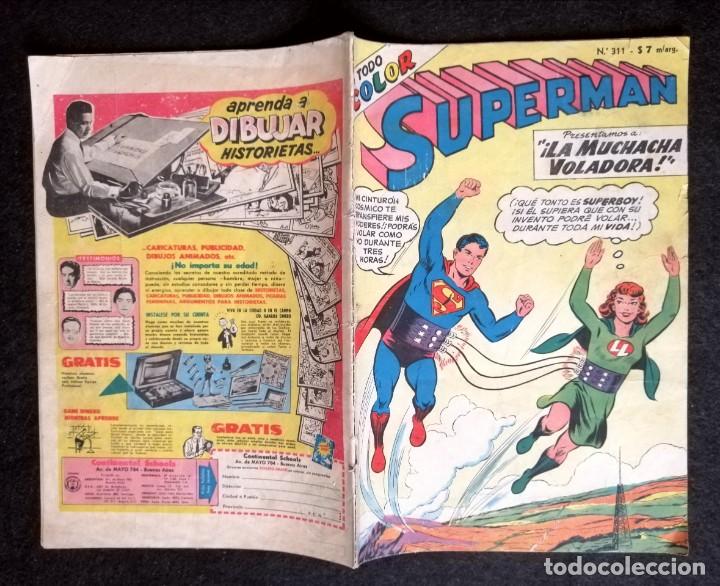 C&oacute;mics: SUPERMAN N&ordm; 311 - EDITORIAL MUCHNIK 1960 - Foto 2