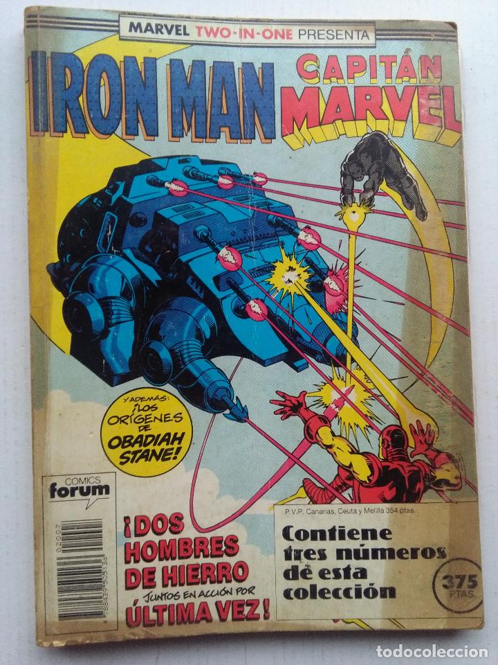 C&oacute;mics: IRON MAN CAPITAN MARVEL 44-45-46 EN UN TOMO -FORUM - Foto 1