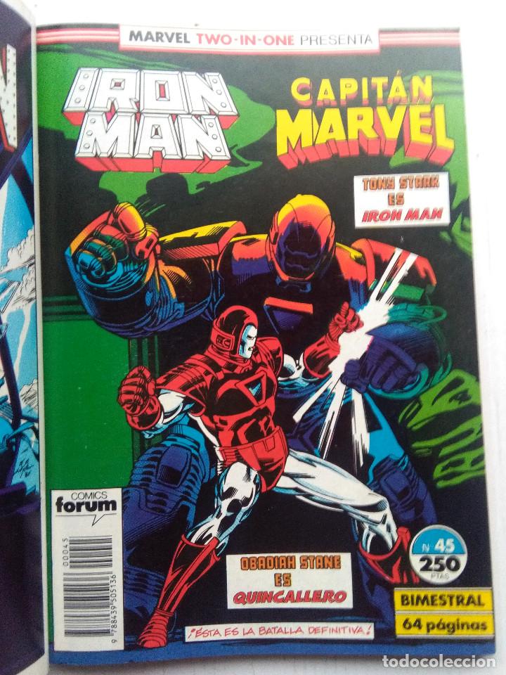 C&oacute;mics: IRON MAN CAPITAN MARVEL 44-45-46 EN UN TOMO -FORUM - Foto 3