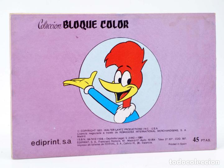C&oacute;mics: BLOQUE COLOR. P&Aacute;JARO LOCO. Ediprint, 1981 - Foto 2