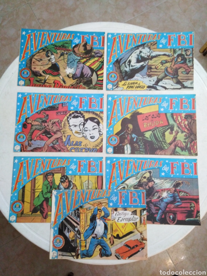 C&oacute;mics: Lote de 7 c&oacute;mic aventuras del FBI - Foto 1