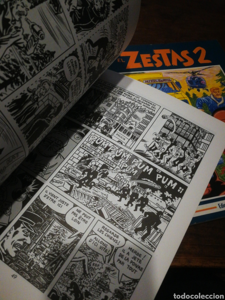 C&oacute;mics: EL ZESTAS N&deg;1 Y 2- E.MURILLO, J.RESANO, EDICIONES LA C&Uacute;PULA. COMPLETA!!!. 1988. - Foto 4