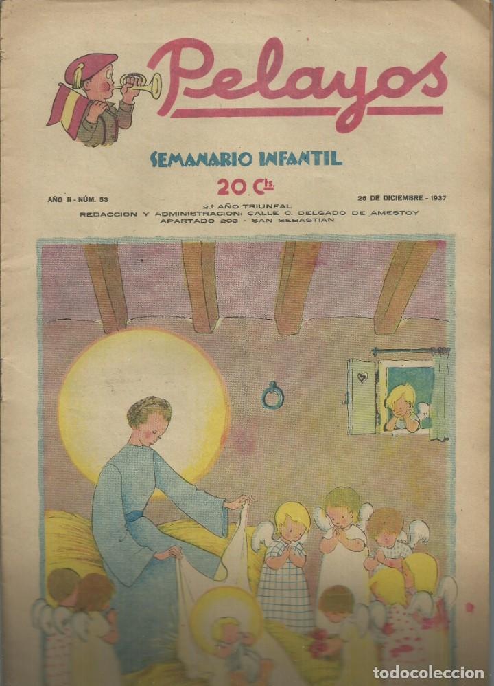 C&oacute;mics: Pelayos , comic. A&ntilde;o 1937 m&uacute;mero 53. Original - Foto 1