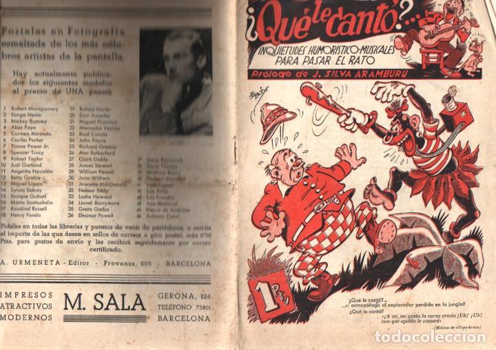 Comics : &iquest;QU&Eacute; LE CANTO? INQUIETUDES HUMOR&Iacute;STICO MUSICALES PARA PASAR EL RATO