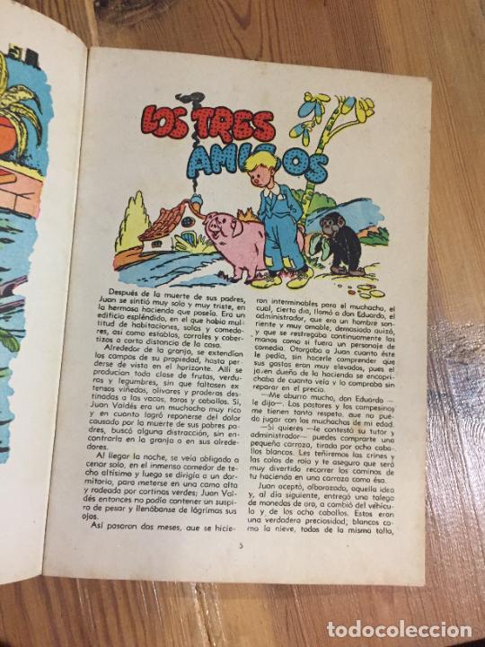 C&oacute;mics: Antiguo comic / cuento los tres amigos a&ntilde;os 50-60 - Foto 2