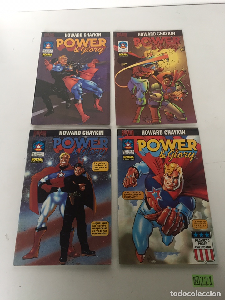 C&oacute;mics: Power & Glory 1 a 4 completa - Howard Chaykin - Bravura - Foto 1