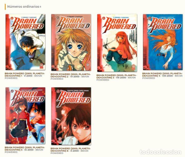C&oacute;mics: MANGA &ndash; BRAIN POWERED 1 2 3 4 5 6 COMPLETA &ndash; Ed. planeta a&ntilde;o 2000 - Foto 2