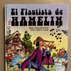 Cómics: EL FLAUTISTA DE HAMELIN. DIBUJOS: CHIQUI DE LA FUENTE, GUIÓN: CARLOS A. CORNEJO. CLASICOMICS 1987. Lote 235529525